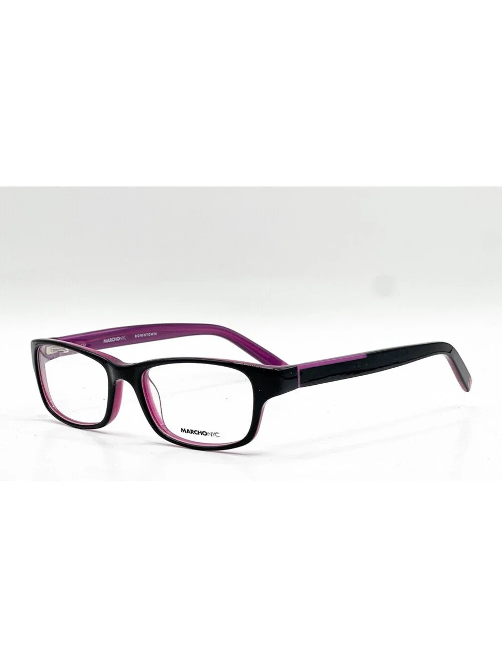Marchon Nyc Grand 001 Black Authentic Eyeglasses 47-16-130